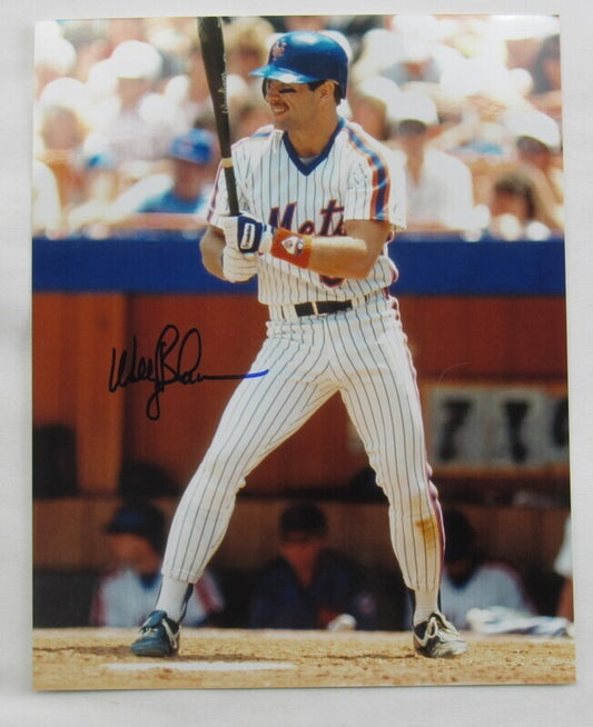 Wally Backman Signed Auto Autograph 8x10 Photo II