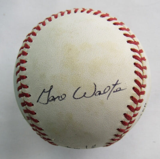 Gene Walter Signed Auto Autograph Rawlings Baseball B90