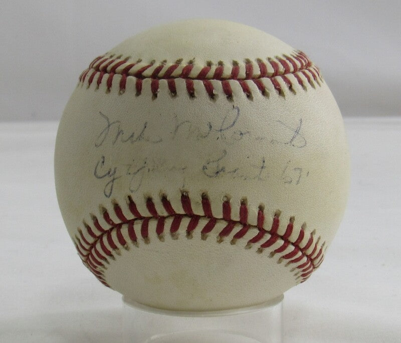 Mike McCormick Signed Auto Autograph Rawlings Baseball B123