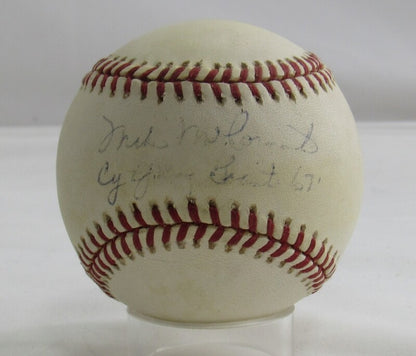 Mike McCormick Signed Auto Autograph Rawlings Baseball B123