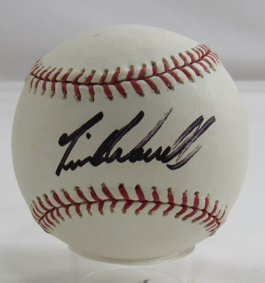 Tim Worrell Signed Auto Autograph Rawlings Baseball B114