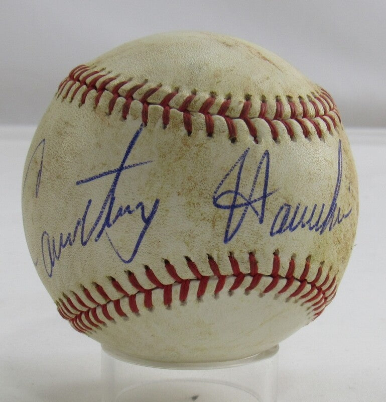 Courtney Hawkins Signed Auto Autograph Rawlings Baseball B113