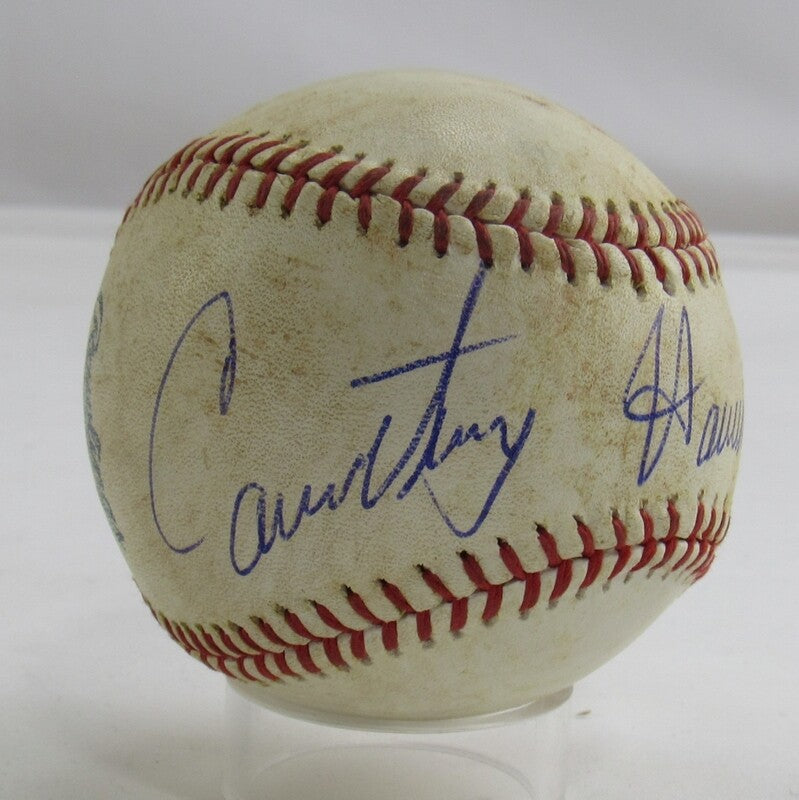 Courtney Hawkins Signed Auto Autograph Rawlings Baseball B113