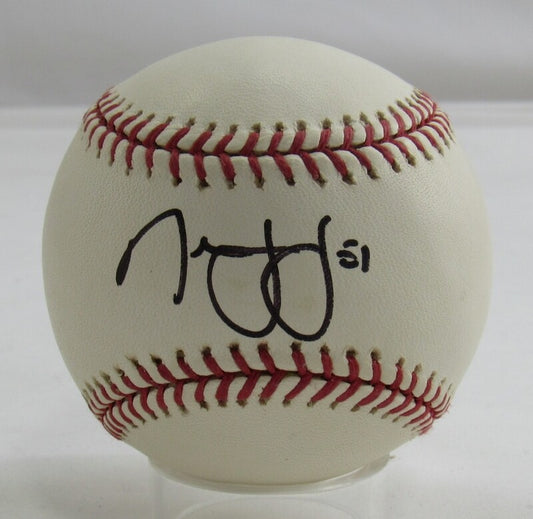 Noah Lowry Signed Auto Autograph Rawlings Baseball B114