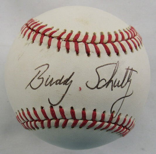 Buddy Schultz Signed Auto Autograph Rawlings Baseball B89