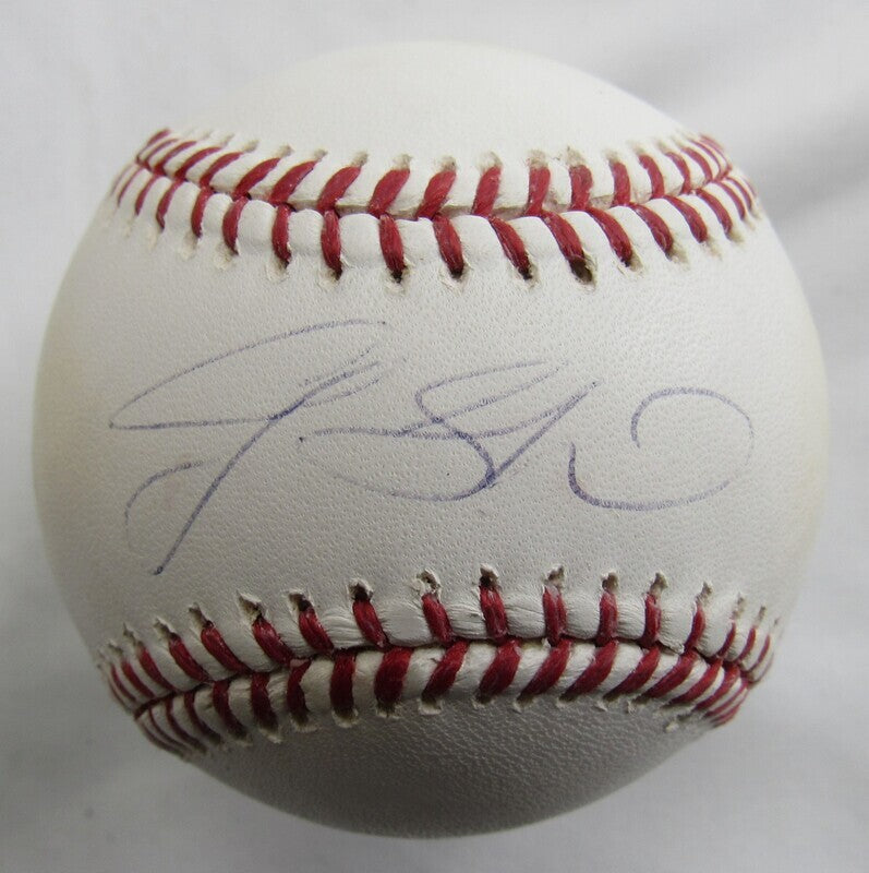 Andy Sonnanstine Signed Auto Autograph Rawlings Baseball MLB LH893334 B93