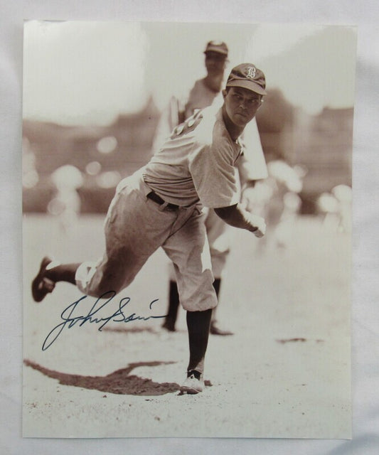 Johnny Sain Signed Auto Autograph 8x10 Photo II