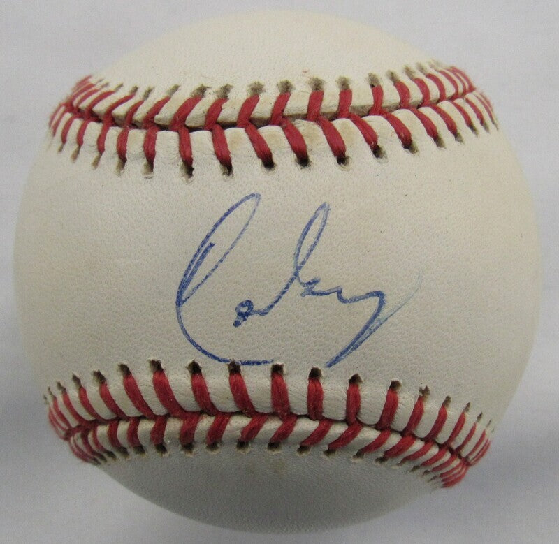 Carlos Baerga Signed Auto Autograph Rawlings Baseball B108 II