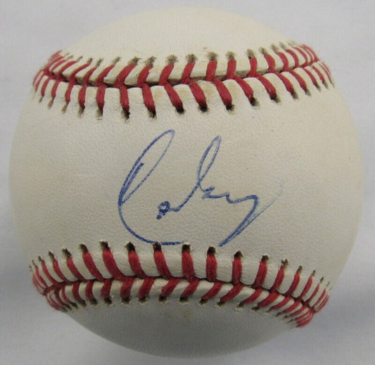 Carlos Baerga Signed Auto Autograph Rawlings Baseball B108 II