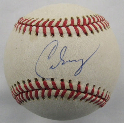 Carlos Baerga Signed Auto Autograph Rawlings Baseball B108