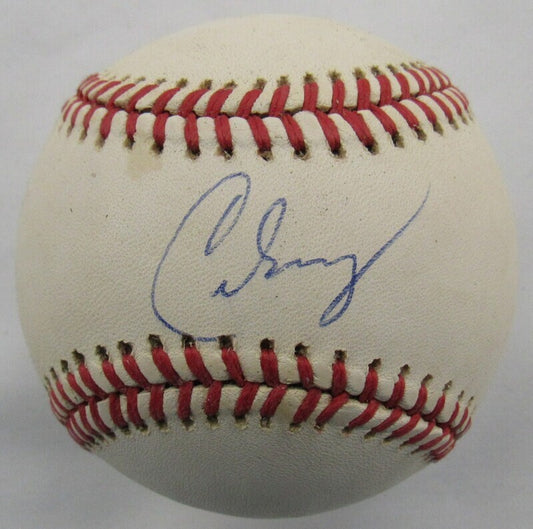 Carlos Baerga Signed Auto Autograph Rawlings Baseball B108