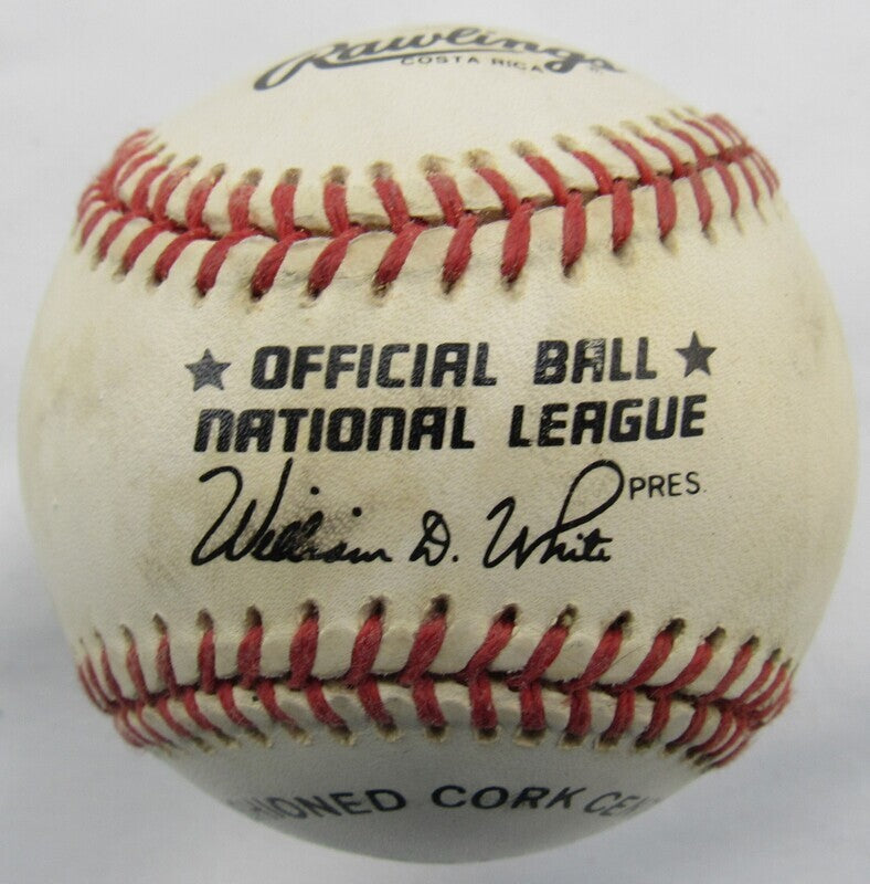 Cliff Floyd John Wetteland Mike Lansing Signed Auto Autograph Rawlings Baseball B108