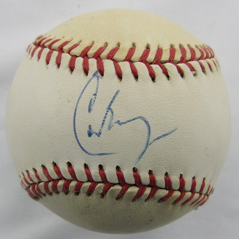 Carlos Baerga Signed Auto Autograph Rawlings Baseball B107 II