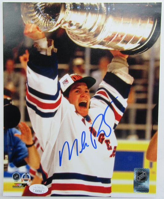 Mike Richter Signed Auto Autograph 8x10 Photo JSA COA II