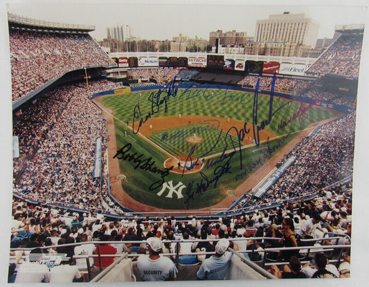 Enos Slaughter Bill Gardner Bobby Shantz +6 Signed Auto Autograph 8x10 Photo I