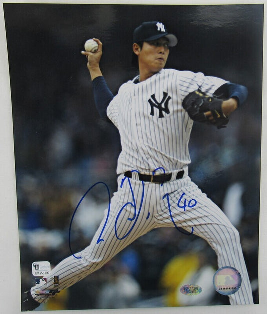 Chien Ming Wang Signed Auto Autograph 8x10 Photo III