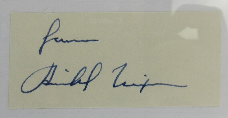 Richard Nixon US 37th US President Signed Cut Signature On 3x5 Index Card PSA/DNA Encapsulated X