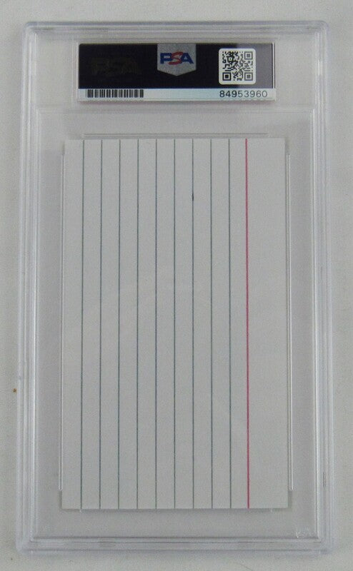 Richard Nixon US 37th US President Signed Cut Signature On 3x5 Index Card PSA/DNA Encapsulated X