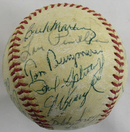 1971 Royals Team Signed Auto Autograph Bob Lemon +22 Baseball