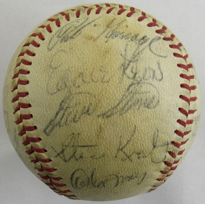 1973 White Sox Team Signed Auto Autograph Chuck Tanner +20 Baseball