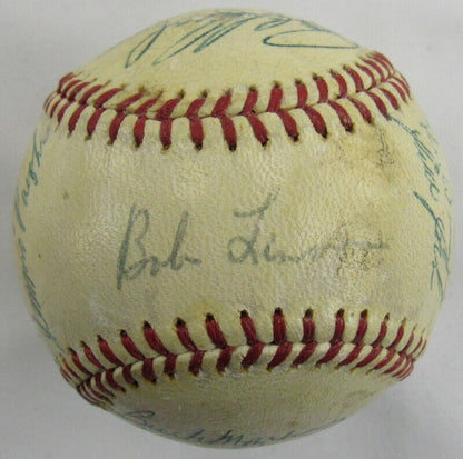 1971 Royals Team Signed Auto Autograph Bob Lemon +22 Baseball