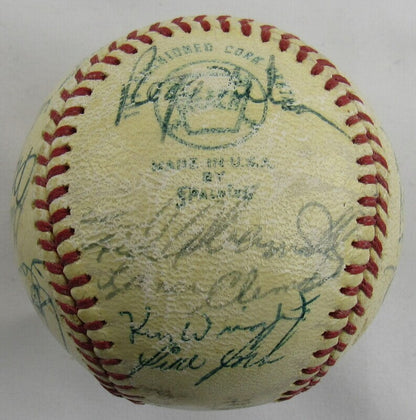 1971 Royals Team Signed Auto Autograph Bob Lemon +22 Baseball