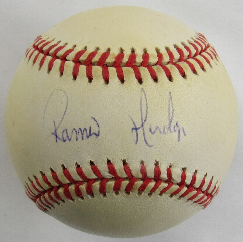 Ramiro Mendoza Signed Auto Autograph Rawlings Baseball B112