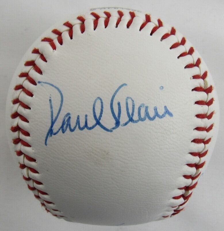 Sparky Lyle Paul Blair Ron Davis +1 Signed Auto Autograph Yankees Logo Baseball B112