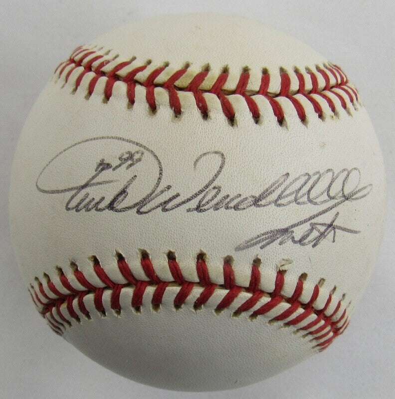 Turk Wendell Signed Auto Autograph Rawlings Baseball B112