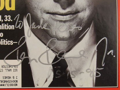 Scott O'Grady Signed Auto Autograph Time Magazine Cut Cover 6/19/95 w/ Insc JSA AE26479