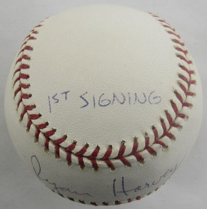 Ryan Harvey Signed Auto Autograph Rawlings Baseball w/ 2 Insc B105