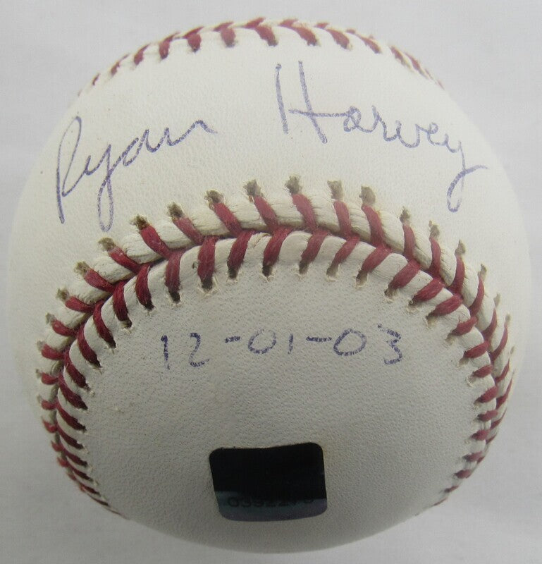 Ryan Harvey Signed Auto Autograph Rawlings Baseball w/ 2 Insc B105