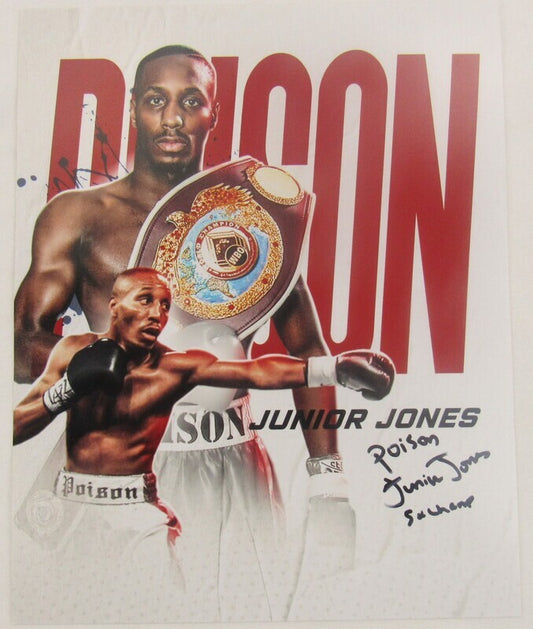 Junior Jones Signed Auto Autograph 8x10 Photo II