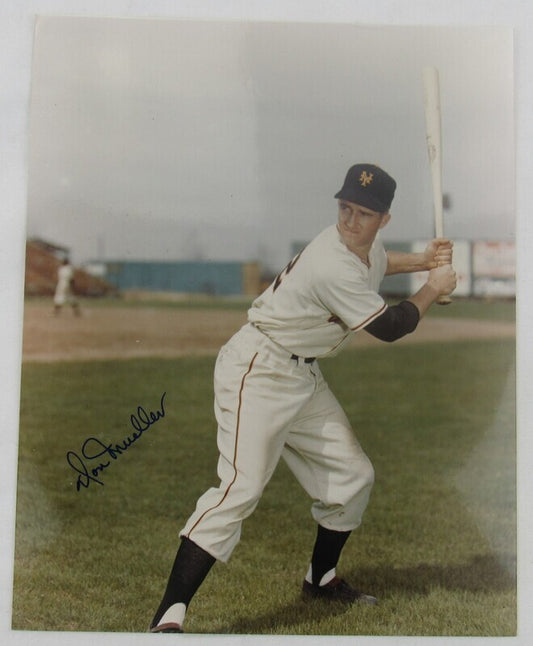 Don Mueller Signed Auto Autograph 8x10 Photo II