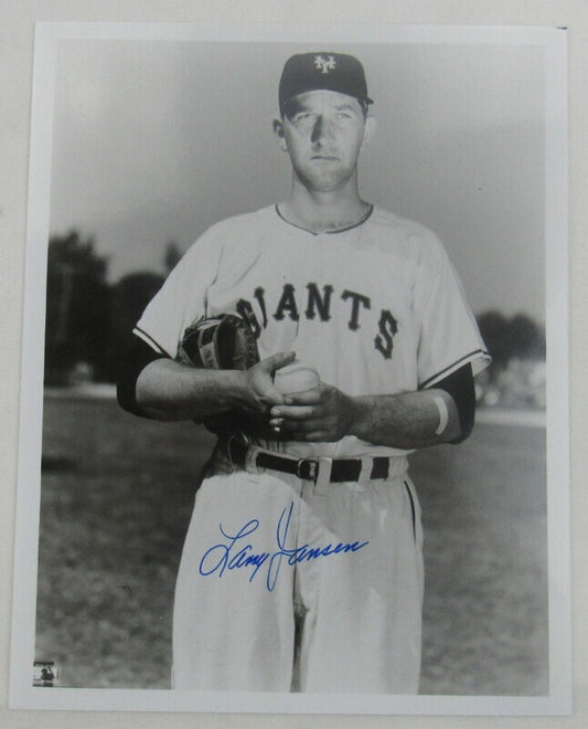 Larry Jansen Signed Auto Autograph 8x10 Photo II