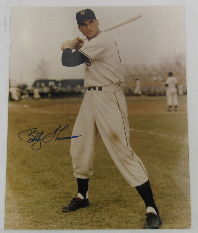 Bobby Thomson Signed Auto Autograph 8x10 Photo V