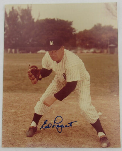 Ed Lopat Signed Auto Autograph 8x10 Photo