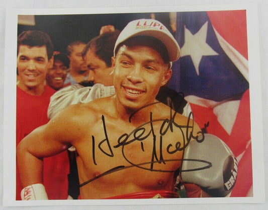 Hector Camacho Jr Signed Auto Autograph 8.5x11 Photo I