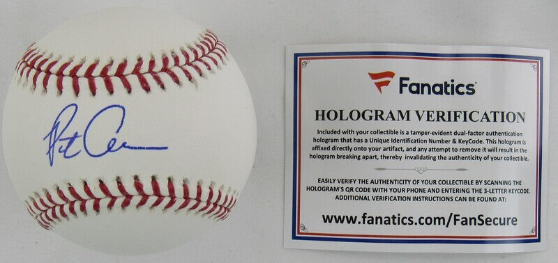 Pete Alonso Signed Auto Autograph Rawlings Baseball Fanatics Hologram