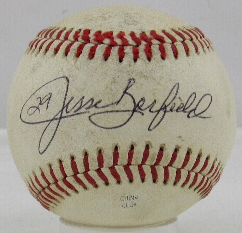 Jesse Barfield Signed Auto Autograph Baseball B122