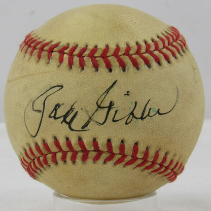 Jake Gibbs Signed Auto Autograph Baseball B112