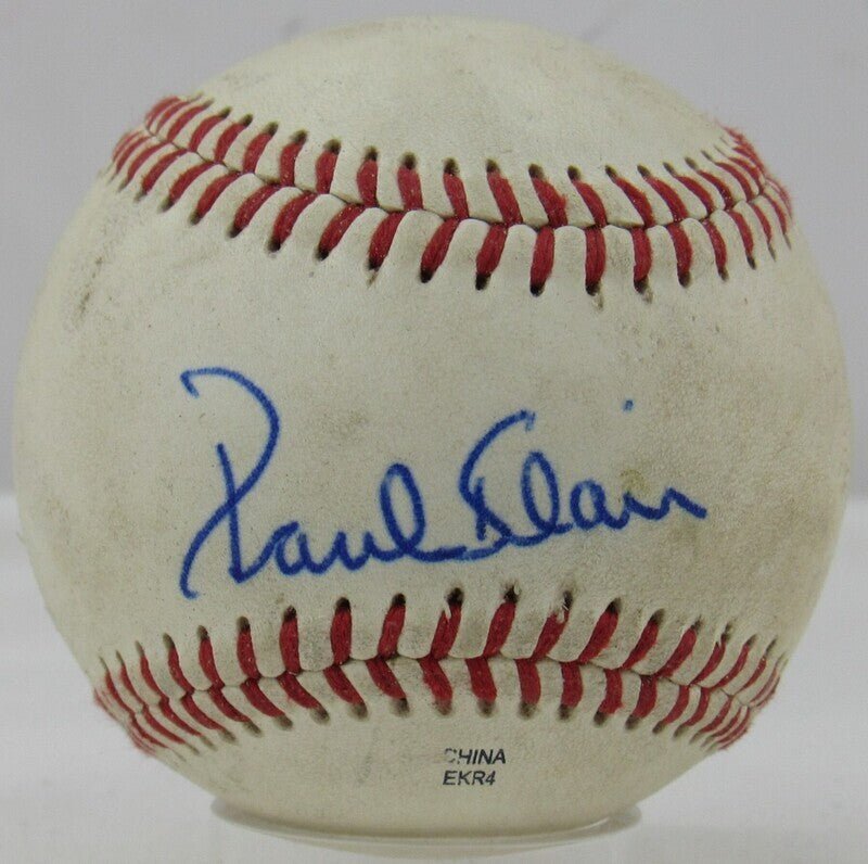 Paul Blair Signed Auto Autograph Baseball B94