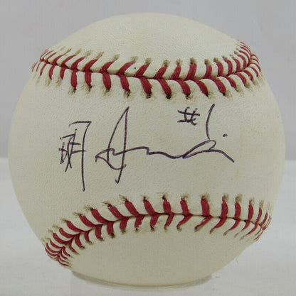 Akinori Iwamura Signed Auto Autograph Rawlings Baseball B116