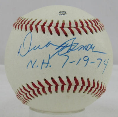 Dick Bosman Signed Auto Autograph Rawlings Baseball B116