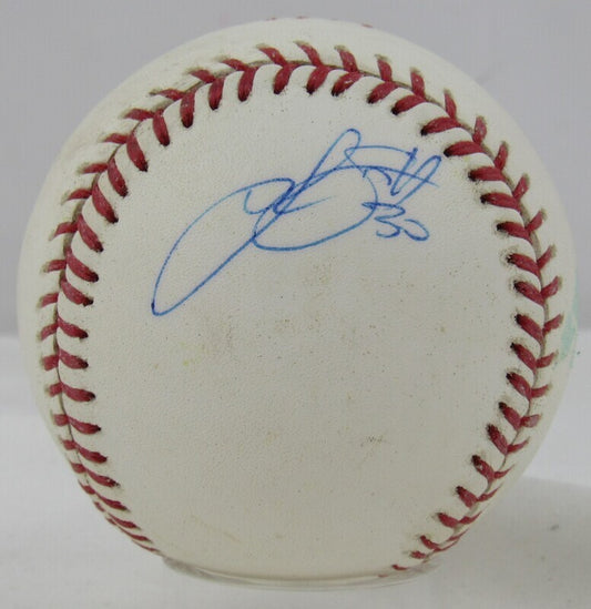 Luke Scott Signed Auto Autograph Rawlings Baseball B118