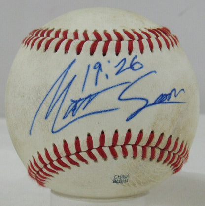 Matt Sauer Signed Auto Autograph Rawlings Baseball B119