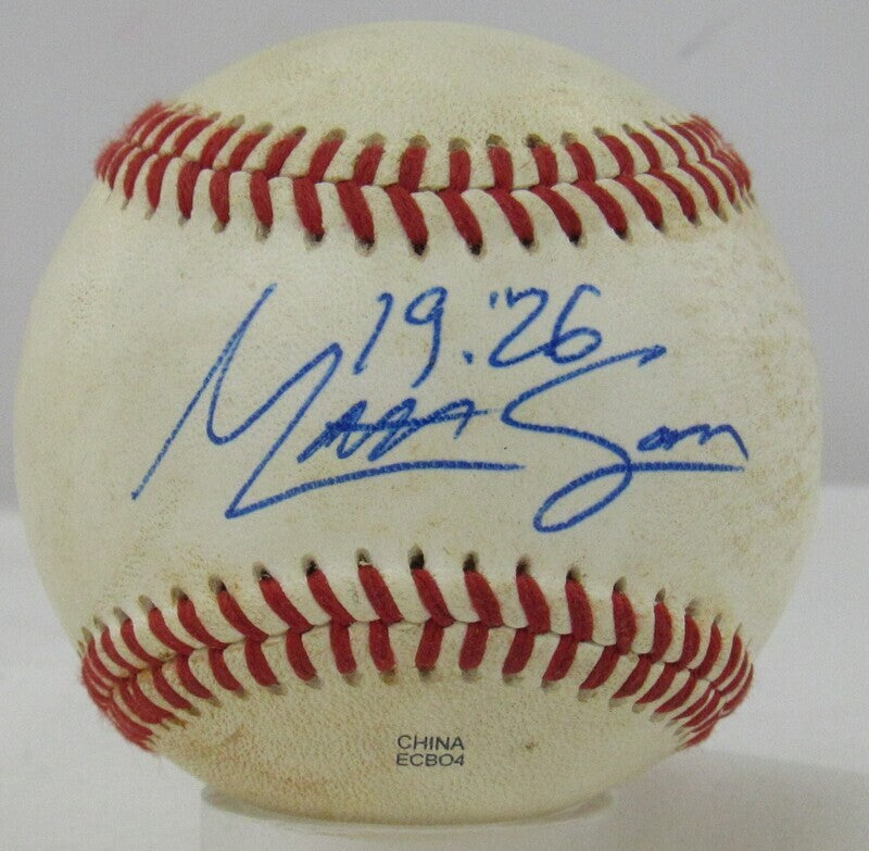 Matt Sauer Signed Auto Autograph Rawlings Baseball B119 II