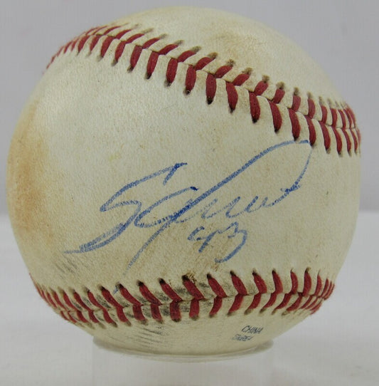 Abraham Almonte Signed Auto Autograph Rawlings Baseball B123