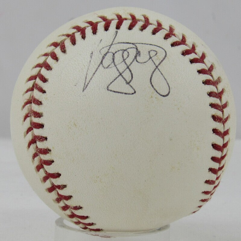 Javier Vazquez Signed Auto Autograph Rawlings Baseball B123