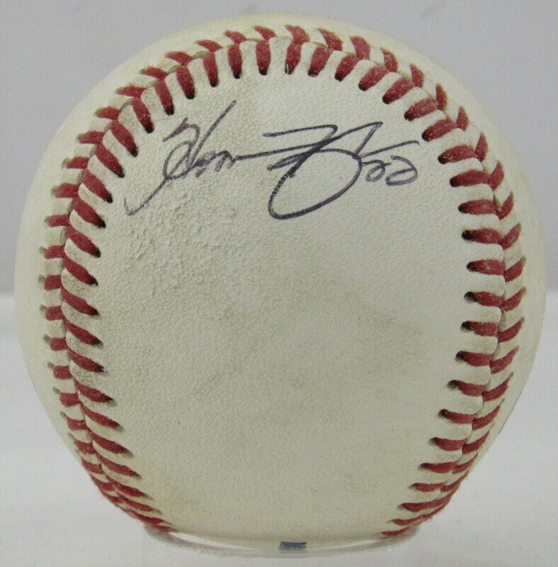 Homer Bush Signed Auto Autograph Baseball B108